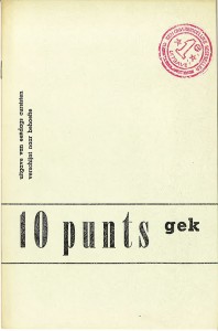 10 punts gek 1963-1