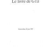 1986-1987 Le livre de GTz-1