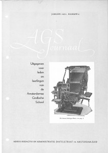 AGS journaal 1951 januari -1