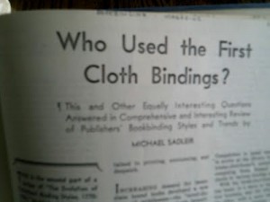 Bookbinding Magazine, September 1930