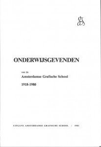 Onderwijsgevenden AGS 1918-1980-1