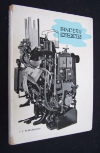 Rubriek 54 - BinderijmaChines en apparaten Blankenstein J C Binderijmachines (1953)