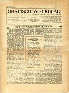grafische weekblad mei 1916-1