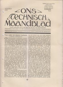 ons technisch maandblad augustus 1929-1