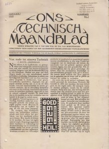 ons technisch maandblad januari 1929-1