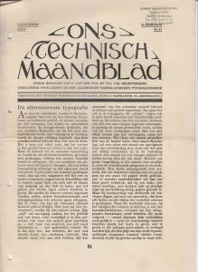 ons technisch maandblad november 1929-1