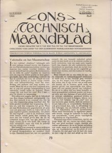 ons technisch maandblad oktober 1929-1